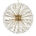 Hudson Valley - 6030-AGB - Ten Light Chandelier - Dunkirk - Aged Brass