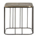 Arteriors - 2118 - Side Table - Octavia - Antique Silver/Natural Iron