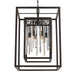 Crystorama - 8409-FB - Six Light Chandelier - Hollis - Forged Bronze