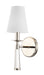 Crystorama - 8861-PN - One Light Wall Sconce - Baxter - Polished Nickel