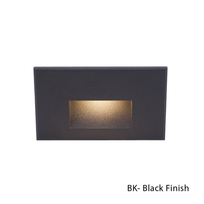 W.A.C. Lighting - WL-LED100-RD-BK - LED Step and Wall Light - Led100 - Black on Aluminum