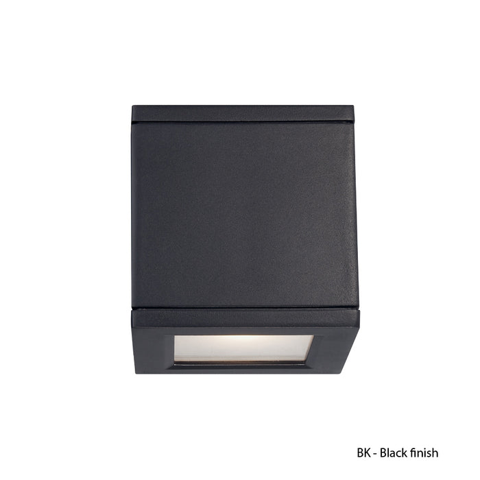 W.A.C. Lighting - WS-W2504-BK - LED Wall Light - Rubix - Black