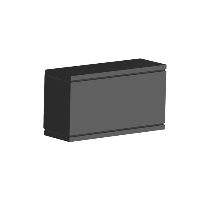 W.A.C. Lighting - WS-W2509-BK - LED Wall Light - Rubix - Black