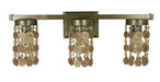 Framburg - 4363 BN - Three Light Wall Sconce - Naomi - Brushed Nickel