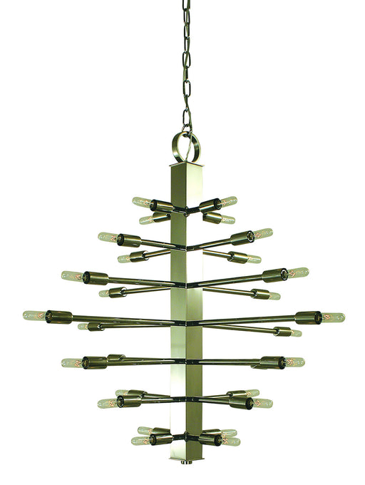 Framburg - 4408 PN - 28 Light Foyer Chandelier - Simone - Polished Nickel