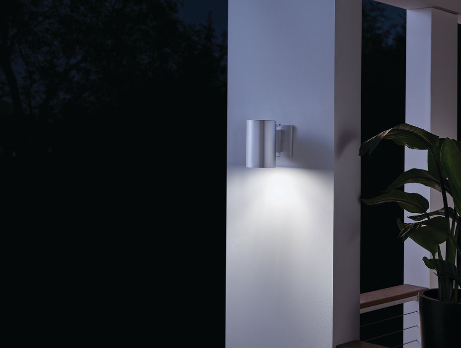 Kichler - 9234BA - One Light Outdoor Wall Mount - Brushed Aluminum