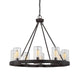 Savoy House - 1-1130-8-13 - Eight Light Outdoor Chandelier - Inman - English Bronze