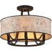 Quoizel - AS1716PN - Four Light Semi-Flush Mount - Aristocrat - Palladian Bronze