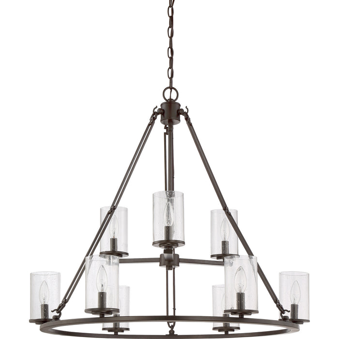 Quoizel - BCN5009WT - Nine Light Chandelier - Buchanan - Western Bronze