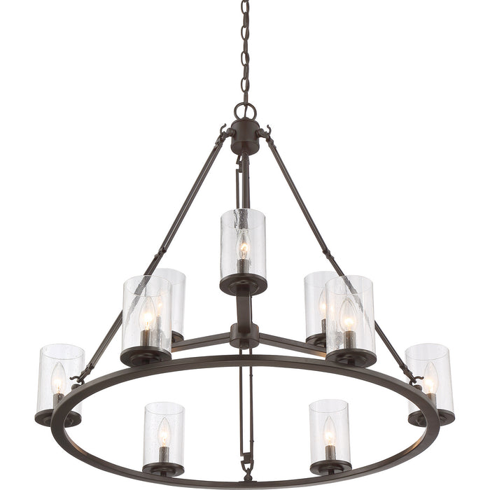 Quoizel - BCN5009WT - Nine Light Chandelier - Buchanan - Western Bronze