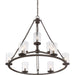 Quoizel - BCN5009WT - Nine Light Chandelier - Buchanan - Western Bronze