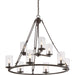 Quoizel - BCN5009WT - Nine Light Chandelier - Buchanan - Western Bronze