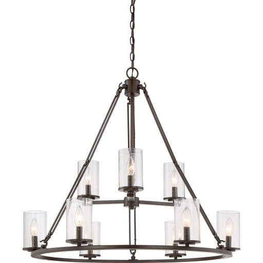 Quoizel - BCN5009WT - Nine Light Chandelier - Buchanan - Western Bronze