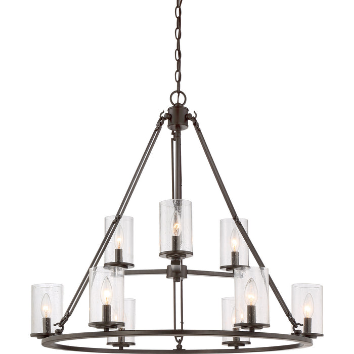 Quoizel - BCN5009WT - Nine Light Chandelier - Buchanan - Western Bronze