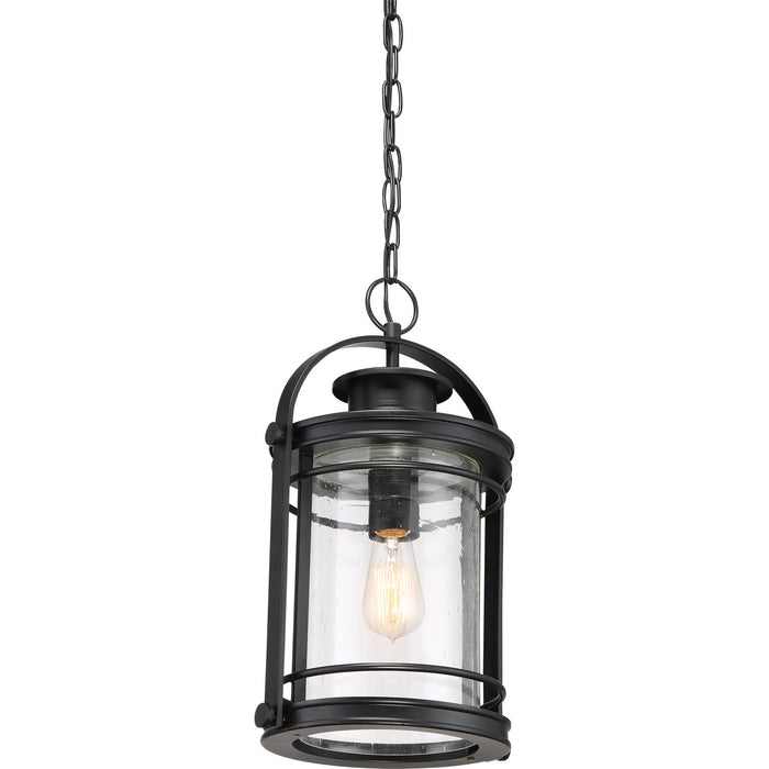 Quoizel - BKR1910K - One Light Outdoor Hanging Lantern - Booker - Mystic Black