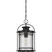 Quoizel - BKR1910K - One Light Outdoor Hanging Lantern - Booker - Mystic Black