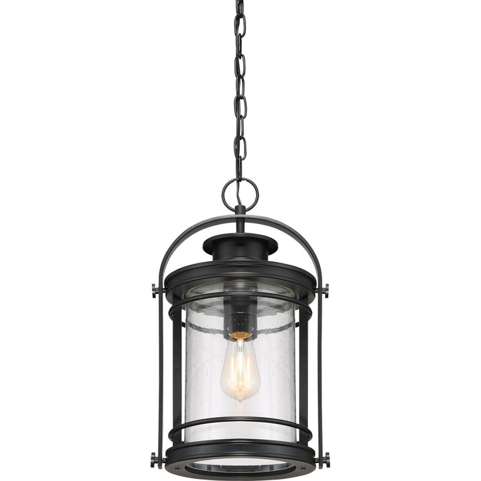 Quoizel - BKR1910K - One Light Outdoor Hanging Lantern - Booker - Mystic Black