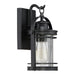 Quoizel - BKR8406K - One Light Outdoor Wall Lantern - Booker - Mystic Black