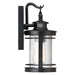 Quoizel - BKR8406K - One Light Outdoor Wall Lantern - Booker - Mystic Black