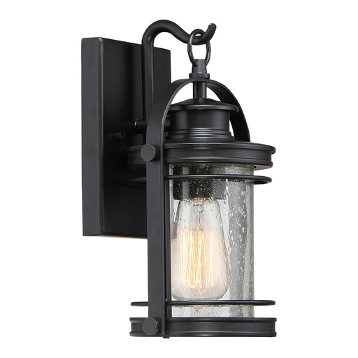 Quoizel - BKR8406K - One Light Outdoor Wall Lantern - Booker - Mystic Black