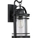 Quoizel - BKR8408K - One Light Outdoor Wall Lantern - Booker - Mystic Black