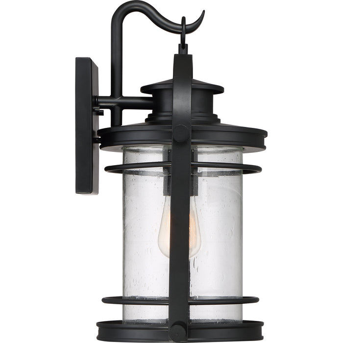 Quoizel - BKR8410K - One Light Outdoor Wall Lantern - Booker - Mystic Black