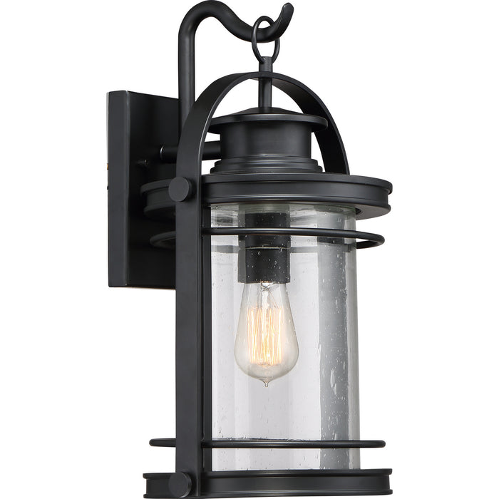 Quoizel - BKR8410K - One Light Outdoor Wall Lantern - Booker - Mystic Black