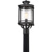 Quoizel - BKR9010K - One Light Outdoor Post Mount - Booker - Mystic Black