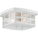 Quoizel - SNN1612W - Two Light Outdoor Flush Mount - Stonington - Matte White