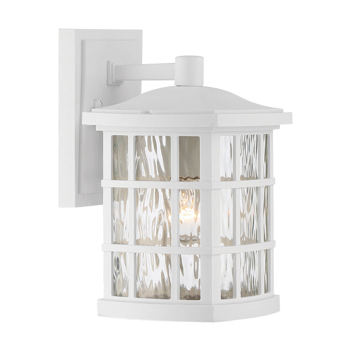 Quoizel - SNN8406W - One Light Outdoor Wall Lantern - Stonington - Matte White