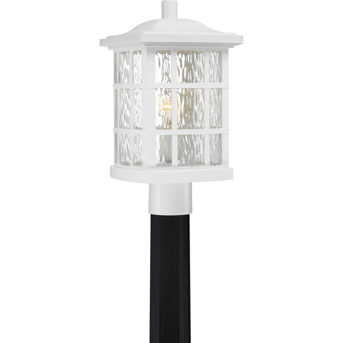 Quoizel - SNN9009W - One Light Outdoor Post Mount - Stonington - Matte White