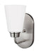 Generation Lighting. - 4115201-962 - One Light Wall / Bath Sconce - Kerrville - Brushed Nickel