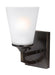 Generation Lighting. - 4124501-710 - One Light Wall / Bath Sconce - Hanford - Bronze