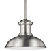 Generation Lighting. - 6247701-04 - One Light Outdoor Pendant - Fredricksburg - Satin Aluminum