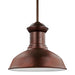 Generation Lighting. - 6247701-44 - One Light Outdoor Pendant - Fredricksburg - Weathered Copper