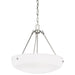 Generation Lighting. - 6615203-962 - Three Light Pendant - Kerrville - Brushed Nickel