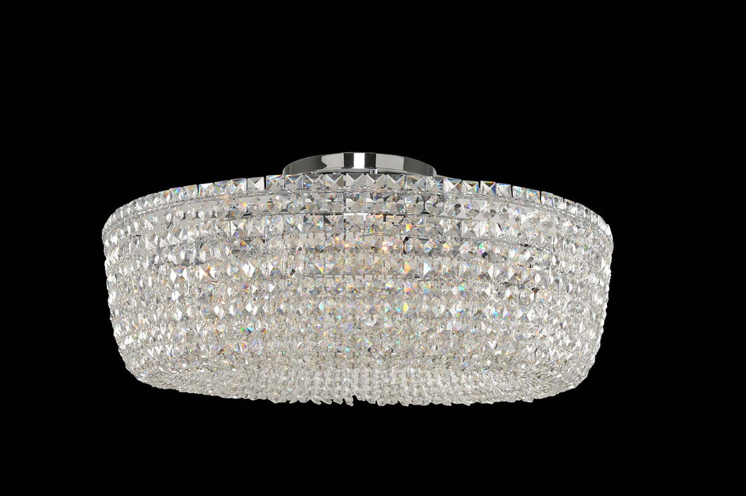 Allegri - 029442-010-FR001 - Eight Light Semi Flush Mount - Cesano - Chrome