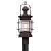 Troy Lighting - P5055-HBZ - One Light Post Lantern - Atkins - Heritage Bronze