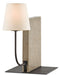 Currey and Company - 6555 - One Light Table Lamp - Oldknow - Polished Concrete/Aged Steel