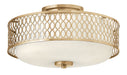 Fredrick Ramond - FR35601BRG - LED Semi-Flush Mount - Jules - Brushed Gold