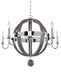 Kalco - 300481CH - Five Light Chandelier - Sharlow - Chrome