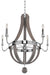 Kalco - 300482CH - Five Light Chandelier - Sharlow - Chrome