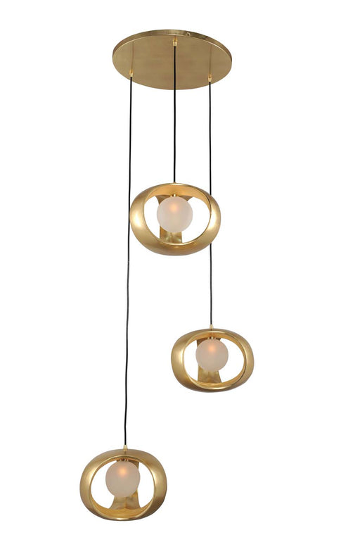 Kalco - 302351GL - LED Pendant - Calistoga - Gold Leaf