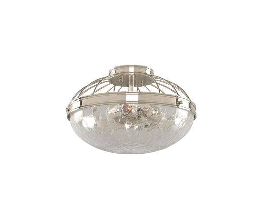 Kalco - 311341PN - Three Light Flush Mount - Montauk - Polished Nickel