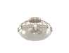 Kalco - 311341PN - Three Light Flush Mount - Montauk - Polished Nickel