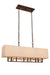 Kalco - 504160BZG - Six Light Island Pendant - Hudson - Bronze Gold