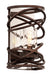 Kalco - 6601EZ - One Light Wall Sconce - Eternity - Etruscan Bronze