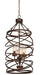 Kalco - 6607EZ - Four Light Foyer Pendant - Eternity - Etruscan Bronze