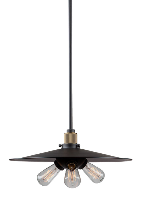 Artcraft - AC10591VB - Three Light Pendant - Jersey - Vintage Brass