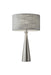 Adesso Home - 1517-22 - Table Lamp - Linda - Brushed Steel